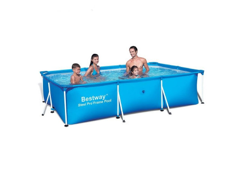 56404 Каркасный бассейн прямоугольный BestWay, 300х201х66см