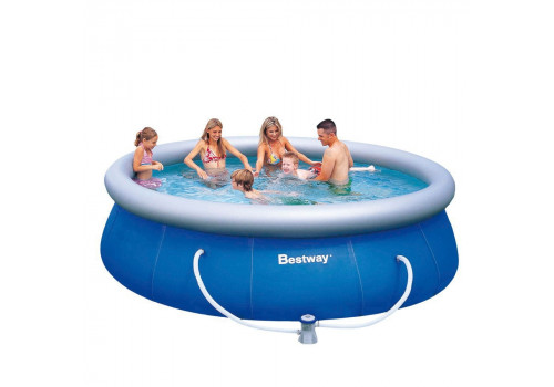 57166 Надувной бассейн BestWay, 366х91см, фильтр-насос картр 1249 л/ч